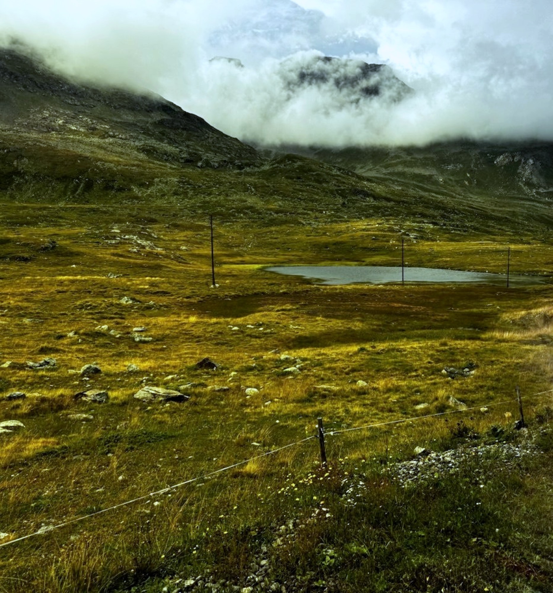 Hochebene in den Schweizer Alpen